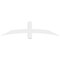 Ekena Millwork Bellingham Architectural Grade PVC Gable Bracket, 60"W x 15"H x 4"D x 4"F, 6/12 Pitch GBP060X15X0404BEL00 - alternate 2